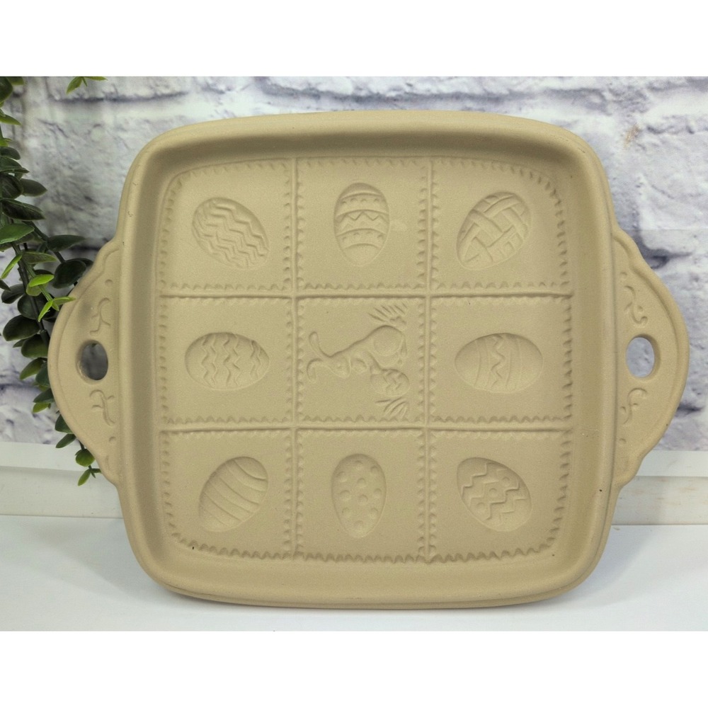 1993!🌿Brown Bag Cookie Art Easter Shortbread Mold Stoneware Cookie CottageBaker